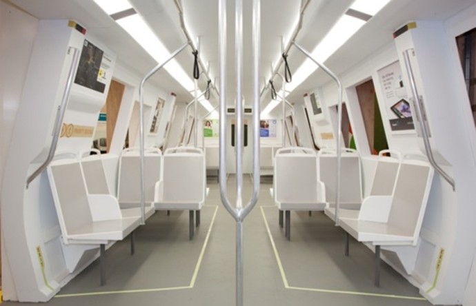 New BART passenger rail cars have been unveiled. 